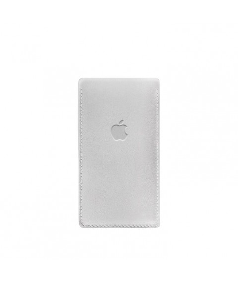 Шкіряний чохол для iPhone 12 Білий