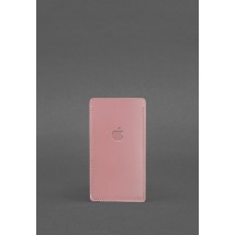 Кожаный чехол для iPhone 12 Розовый