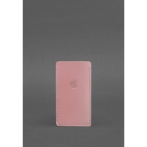 Шкіряний чохол для iPhone 12 Рожевий