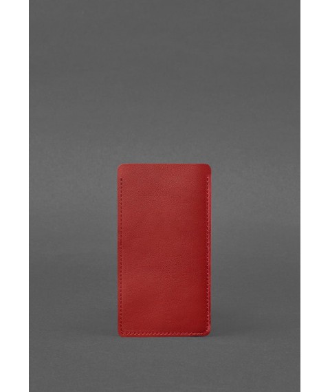 Leather case for iPhone 13 Red