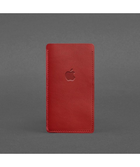 Leather case for iPhone 13 Red