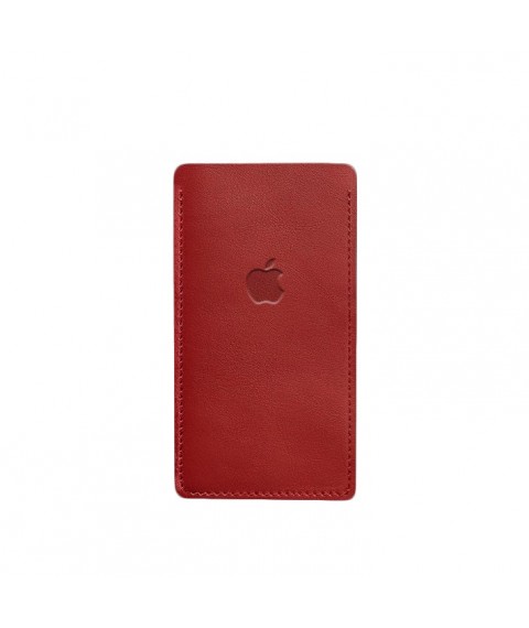 Leather case for iPhone 13 Red