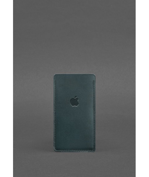 Leather case for iPhone 12 Green Crust