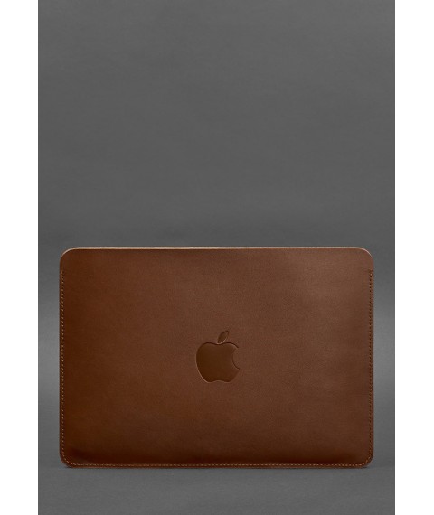 Genuine leather case for MacBook 13 inch Light brown Crust