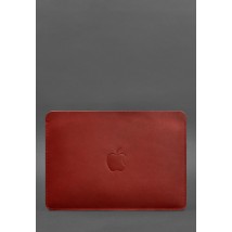 Чохол із натуральної шкіри для MacBook 13 дюйм Червоний