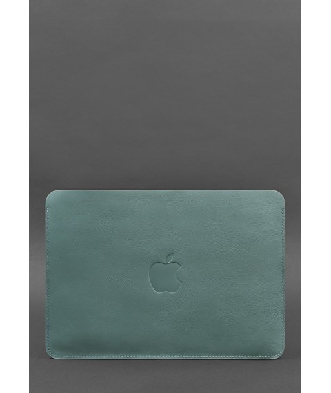 Genuine leather case for MacBook 13 inch Turquoise