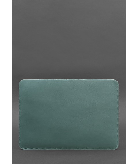 Genuine leather case for MacBook 13 inch Turquoise