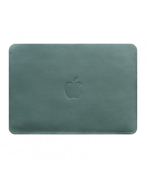 Чехол из натуральной кожи для MacBook 13 дюйм Бирюзовый