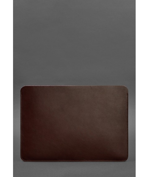 Чехол из натуральной кожи для MacBook 13 дюйм Бордовый