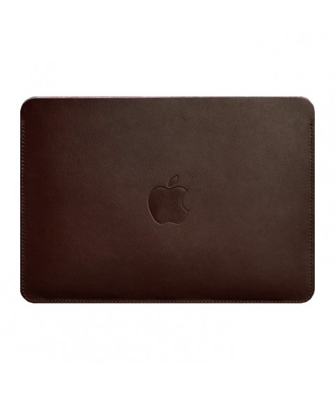 Чохол із натуральної шкіри для MacBook 13 дюйм Бордовий
