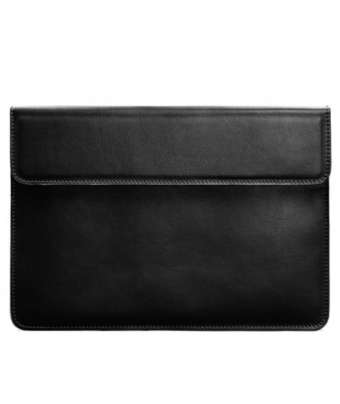 Leather Envelope Case with Magnets for Laptop Universal Black