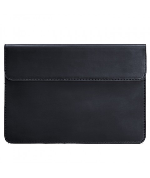 Leather Envelope Case with Magnets for Laptop Universal Blue Crazy Horse