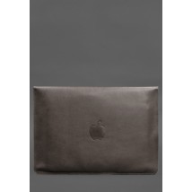 Шкіряний чохол-конверт на магнітах для MacBook Pro 15 (2023) Темно-бежевий