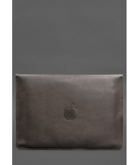 Кожаный чехол-конверт на магнитах для MacBook Pro 15 (2023) Темно-бежевый