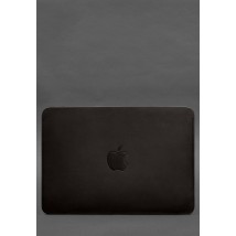 Кожаный чехол для MacBook Air 15-inch (2023) Темно-коричневый