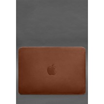 Leather case for MacBook Air 15-inch (2023) Light brown