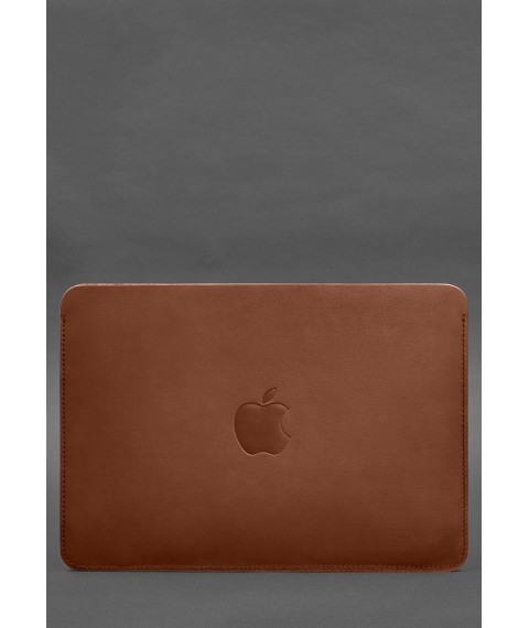 Шкіряний чохол для MacBook Air 15-inch (2023) Світло-коричневий
