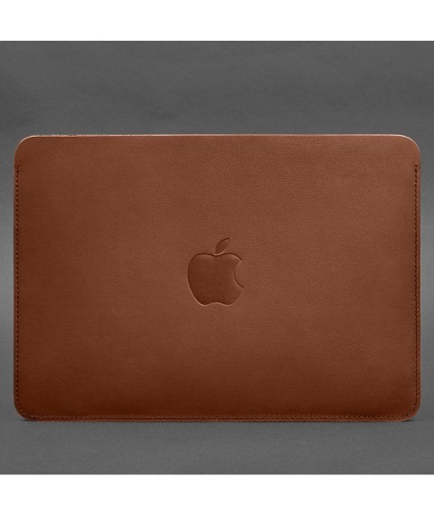 Шкіряний чохол для MacBook Air 15-inch (2023) Світло-коричневий