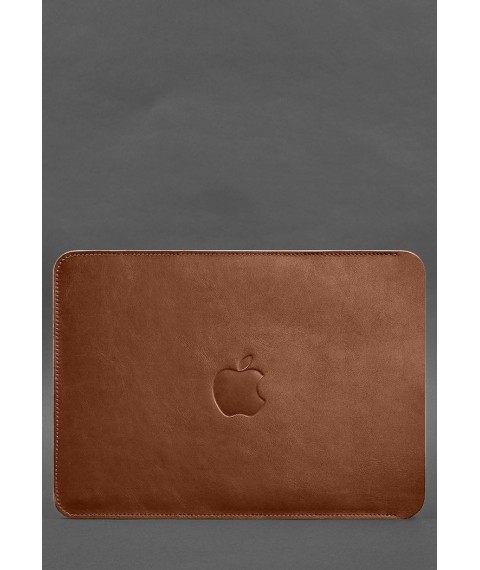 Шкіряний чохол для MacBook Air 15-inch (2023) Світло-коричневий