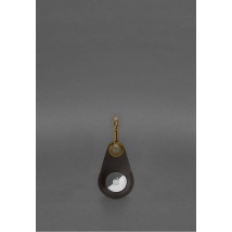 Leather case for Apple AirTag Dark brown