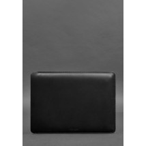 Кожаный чехол для MacBook 14 дюйм Черный Crazy Horse