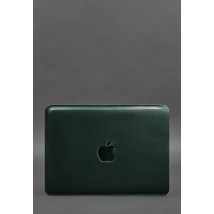 Leather case for MacBook 13 inch Green Crazy Horse