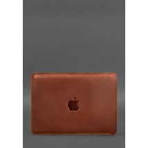 Кожаный чехол для MacBook 15-16 Светло-коричневый