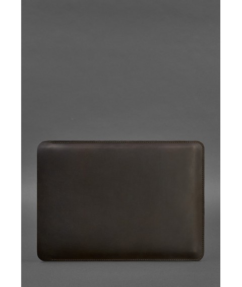 Leather case for MacBook 15-16 Dark brown