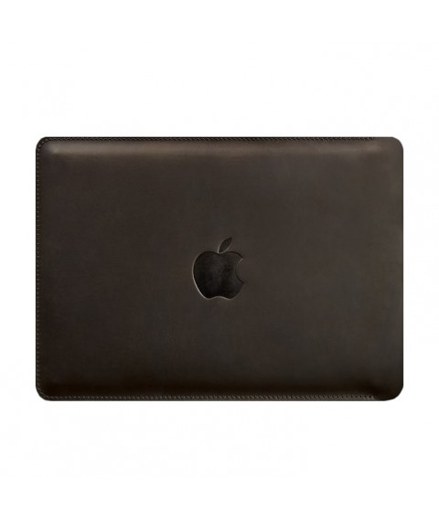 Leather case for MacBook 15-16 Dark brown