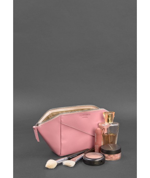 Women's pink leather cosmetic bag 2.0 Crust
