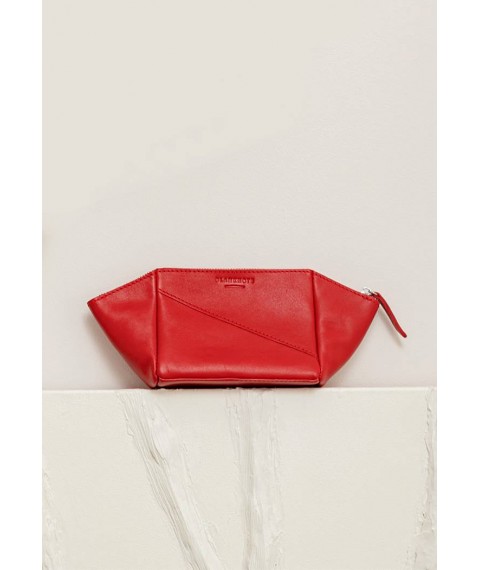 Women's leather cosmetic bag 2.0 Red