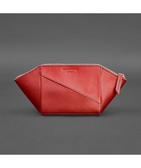 Women's leather cosmetic bag 2.0 Red