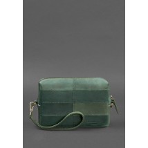 Leather cosmetic bag 3.1 Green Crazy Horse