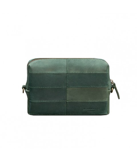 Leather cosmetic bag 3.1 Green Crazy Horse