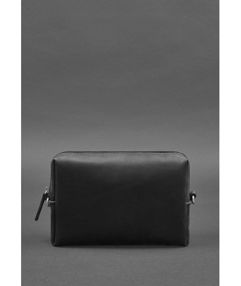 Leather cosmetic bag 3.0 Black Crazy Horse