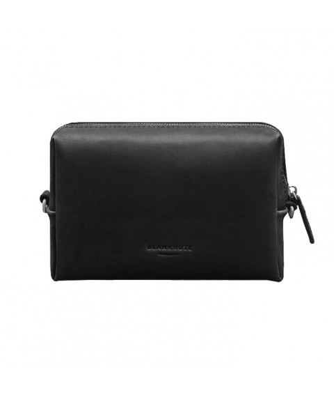 Leather cosmetic bag 3.0 Black Crazy Horse