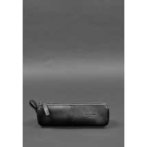 Leather toiletry case (case for glasses) 4.0 Black