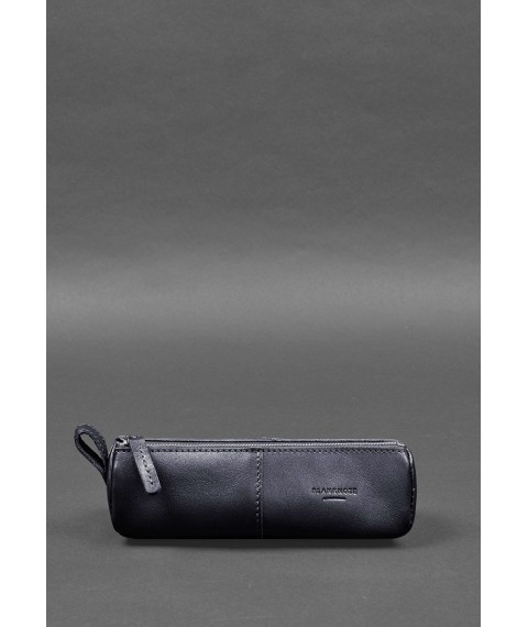 Leather toiletry case (case for glasses) 4.0 Dark blue