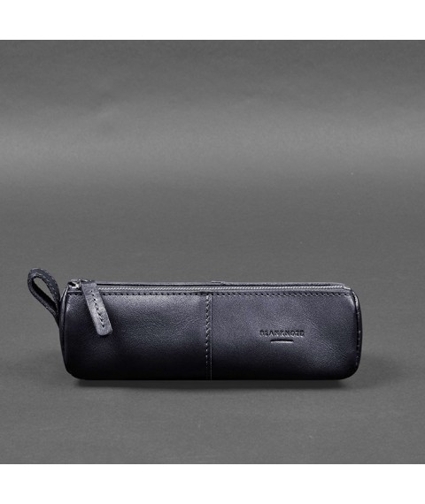 Leather toiletry case (case for glasses) 4.0 Dark blue