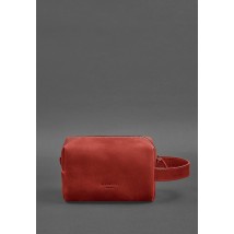 Leather cosmetic bag 5.0 Coral Crazy Horse
