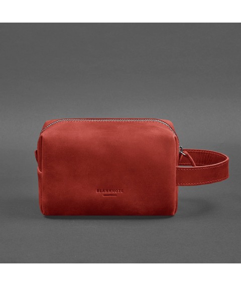 Leather cosmetic bag 5.0 Coral Crazy Horse