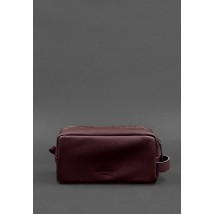 Leather cosmetic bag 6.0 burgundy flotar