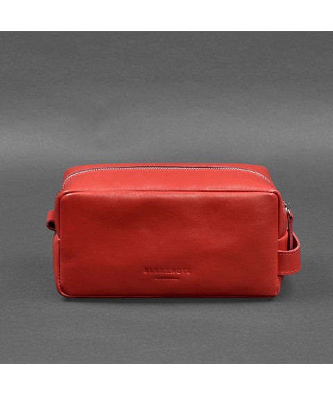 Leather cosmetic bag 6.0 red