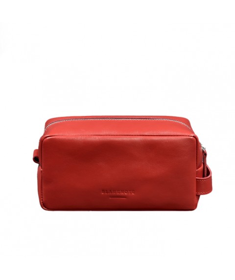 Leather cosmetic bag 6.0 red