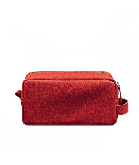 Leather cosmetic bag 6.0 red flotar