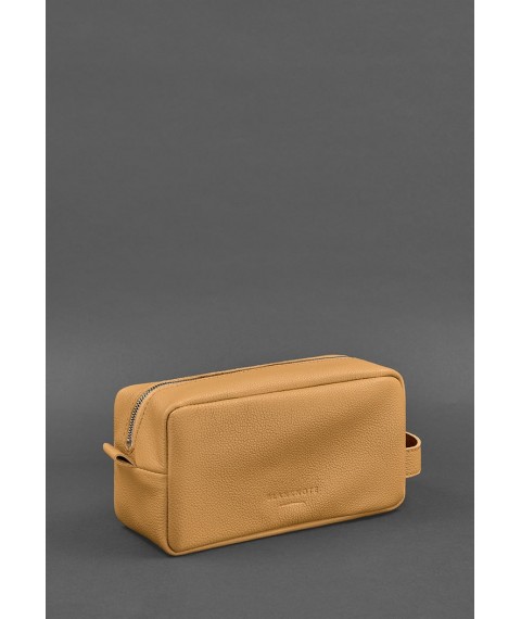 Leather cosmetic bag 6.0 yellow flotar
