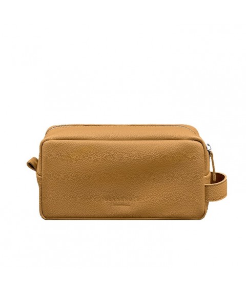 Leather cosmetic bag 6.0 yellow flotar