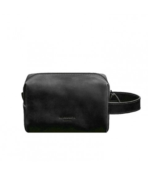 Leather cosmetic bag 5.0 Black Crazy Horse