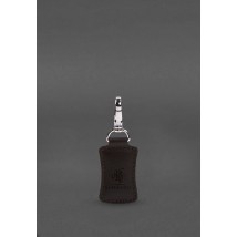 Premium Leather Keychain Dark Brown