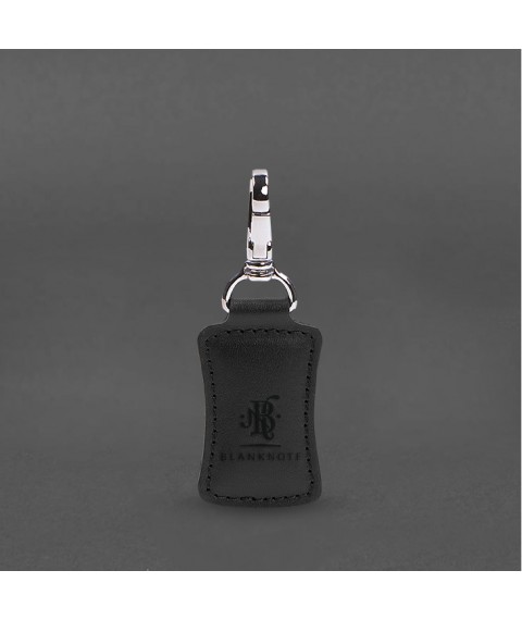 Premium Leather Keychain Black